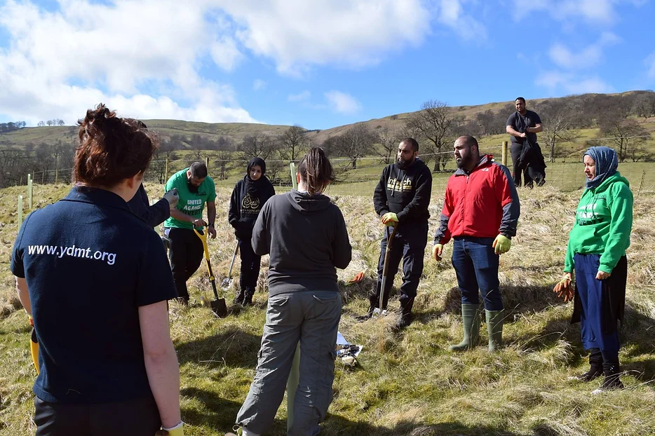 Volunteers take an active part in community work